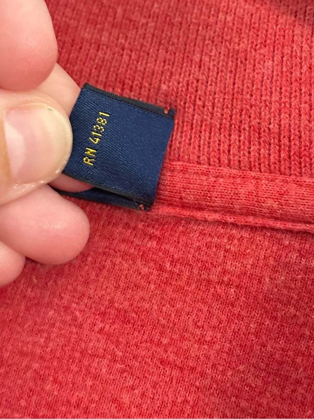 Polo Ralph Lauren quarter-zip pullover sweater womens 2XLT red preppy